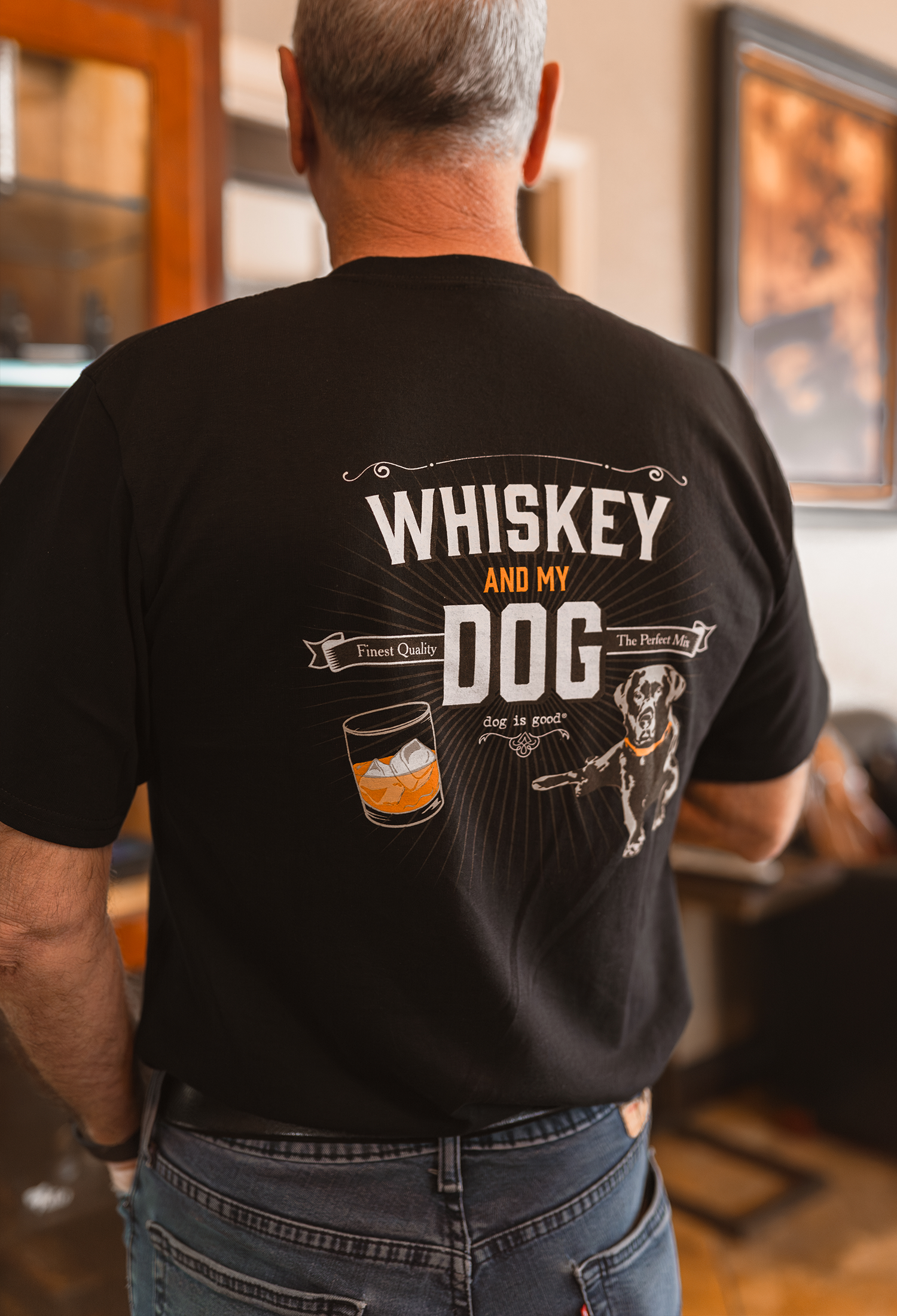 Dog is Good Dog is Good T-shirt: Whiskey and My Dog