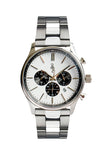 White and Black Chronograph The Beyond Boring Watch Company