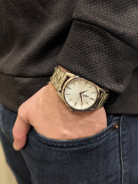 White Sunburst Watch The Beyond Boring Watch Company