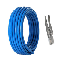 1/2" 100ft PEX-A Pipe (Blue & Cutter) Plumbingsell