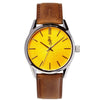Yellow Sunburst Watch The Beyond Boring Watch Company