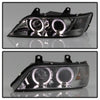 Spyder BMW Z3 96-02 Projector Headlights LED Halo Smoke High H1 Low H1 PRO-YD-BMWZ396-HL-SM OffRoadUSA.com