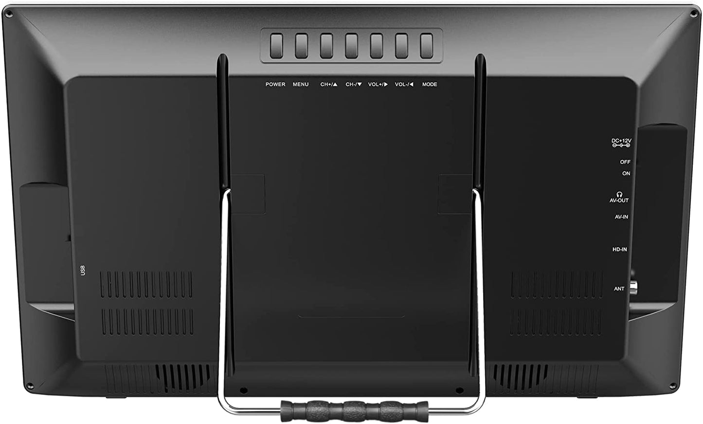 Portable 16" 12 Volt ACDC TV & Digital Multimedia Player with Built-in Rechargeable Lithium Battery & DC Car Cord (NT-1600)