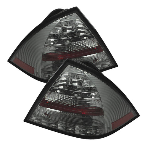 Spyder Mercedes Benz W203 C-Class 05-07 4DR Sedan LED Tail Lights Smoke ALT-YD-MBZC05-LED-SM OffRoadUSA.com
