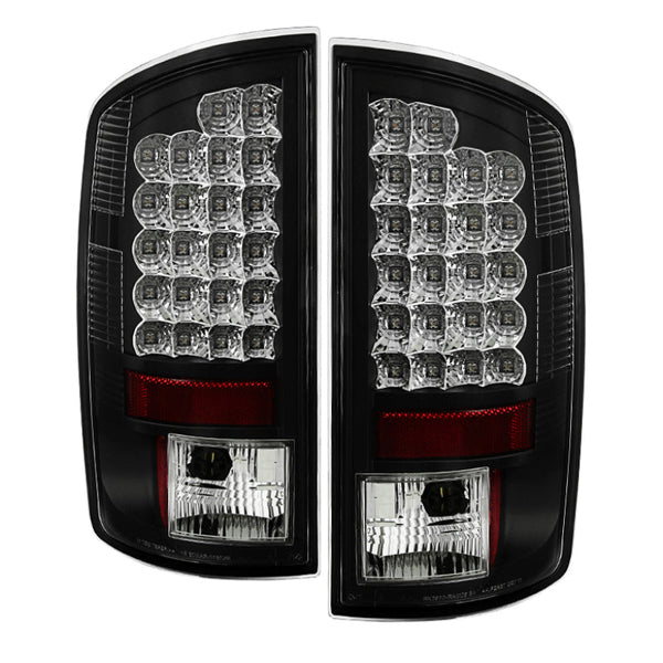 Spyder Dodge Ram 07-08 1500/Ram 07-09 2500/3500 LED Tail Lights Black ALT-YD-DRAM06-LED-BK OffRoadUSA.com