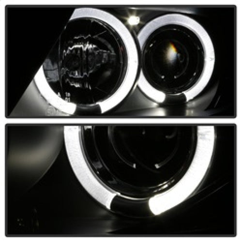Spyder BMW Z4 03-08 Projector Headlights Xenon/HID Model Only - LED Halo Black PRO-YD-BMWZ403-HID-BK OffRoadUSA.com