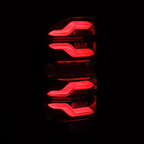 AlphaRex 14-21 Toyota Tundra LUXX-Series LED Tail Lights Black OffRoadUSA.com