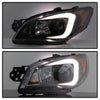 Spyder Subaru WRX 2006-2007 Projector Headlights - Halogen Only - Black PRO-YD-SWRX06-LBDRL-BK OffRoadUSA.com