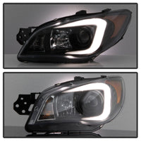 Spyder Subaru WRX 2006-2007 Projector Headlights - Halogen Only - Black PRO-YD-SWRX06-LBDRL-BK OffRoadUSA.com