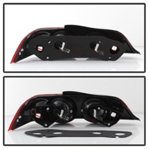 Spyder Acura RSX 02-04 LED Tail Lights Red Clear ALT-YD-ARSX02-LED-RC OffRoadUSA.com