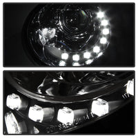 Spyder Volkswagen Beetle 1998-2005 Projector Headlights DRL Chrome PRO-YD-VB98-DRL-C OffRoadUSA.com