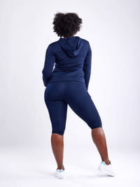 JupiterGear Mid-Rise Capri Fitness Leggings with Side Pockets Jupiter Gear