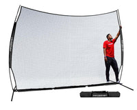 PowerNet 12x9 Ft Sports Barrier Net for Player & Property Protection (1021) Jupiter Gear