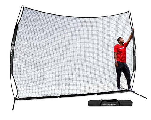 PowerNet 12x9 Ft Sports Barrier Net for Player & Property Protection (1021) Jupiter Gear