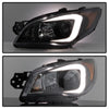 Spyder Subaru WRX 06-07 Projector Headlights - HID Model Only - Black PRO-YD-SWRX06-HID-LBDRL-BK OffRoadUSA.com