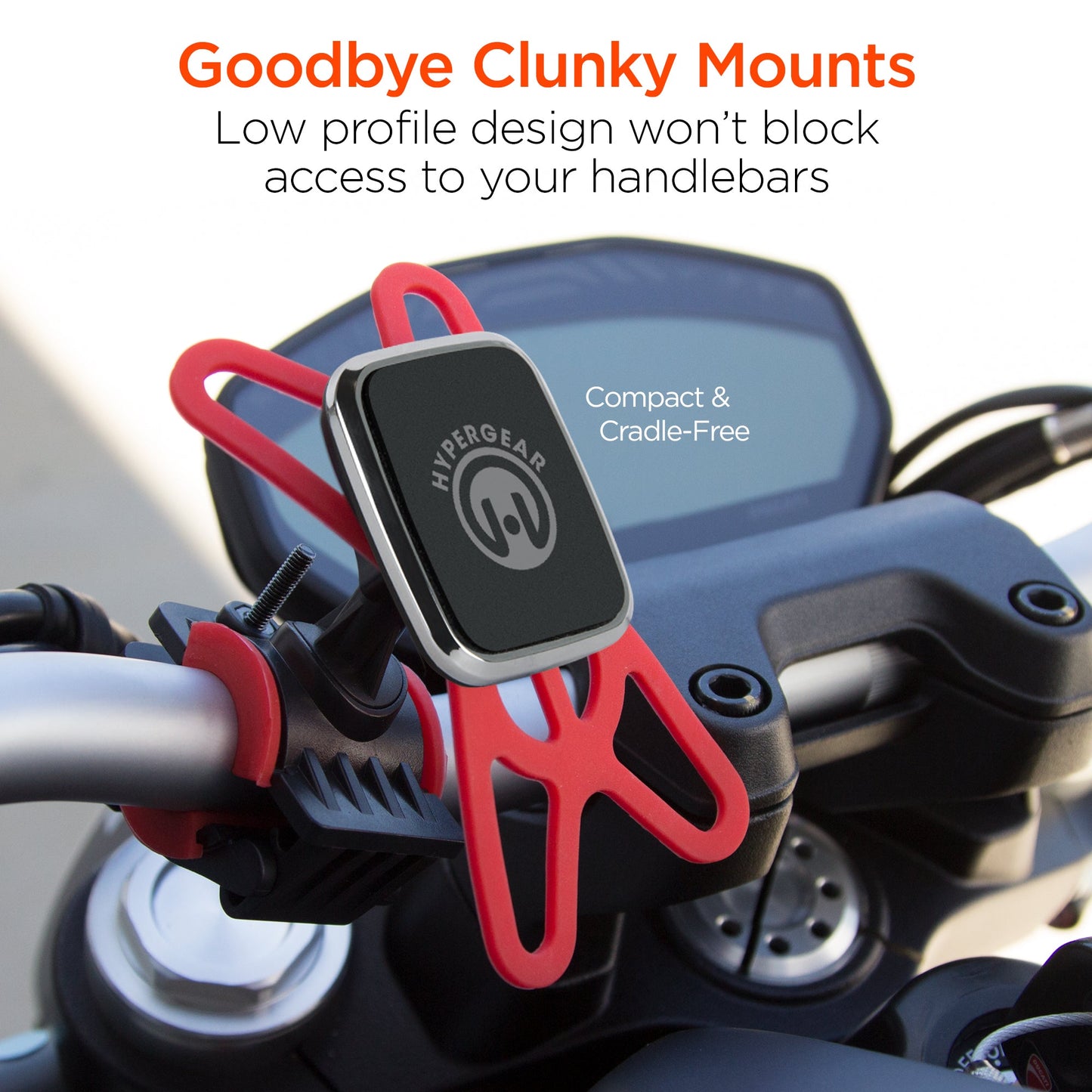 HyperGear Universal Magnetic Bike Mount for Hands-Free Use