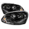 Spyder Volkswagen GTI 06-09/Jetta 06-09 Xenon/HID Model Only - DRL Black PRO-YD-VG06-HID-DRL-BK OffRoadUSA.com