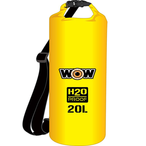 WOW Sports H2O Proof 20L Drybag Yellow (18-5080Y) Jupiter Gear