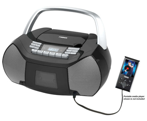 Portable CD/Cassette Boombox Jupiter Gear