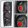 Spyder Nissan Hardbody 86-97 Euro Style Tail Lights Black Smoke ALT-YD-NH86-BSM OffRoadUSA.com
