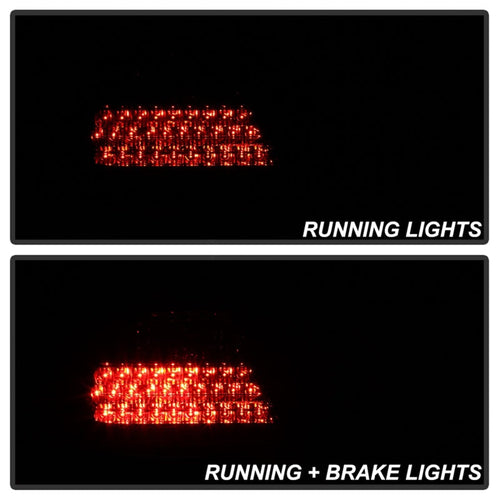xTune Mercedes Benz W210 E-Class 96-02 LED Tail Lights Red Smoke ALT-CL-MBW210-LED-RSM OffRoadUSA.com
