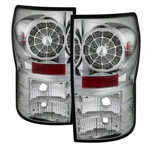 Spyder Toyota Tundra 07-13 LED Tail lights Chrome ALT-YD-TTU07-LED-C OffRoadUSA.com