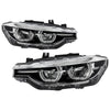 Spyder BMW F30 3 Series 4Dr LED Projector Headlights Chrome PRO-JH-BF3012H-4D-LED-C OffRoadUSA.com