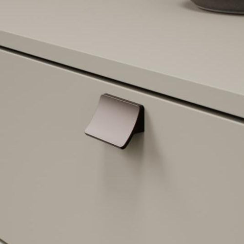 Dark Bronze "Ciel" Tab Drawer Pulls Euro • Knobs