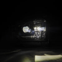 AlphaRex 14-21 Toyota Tundra MK II LUXX-Series LED Projector Headlights Alpha-Black OffRoadUSA.com