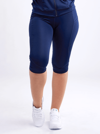 JupiterGear Mid-Rise Capri Fitness Leggings with Side Pockets Jupiter Gear