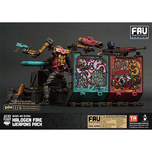 ToyShnip Acid Rain AV-AP04 Halogen Fire Weapon Set 1/18 Scale Action Figure