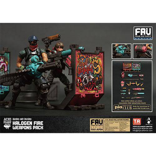 ToyShnip Acid Rain AV-AP04 Halogen Fire Weapon Set 1/18 Scale Action Figure