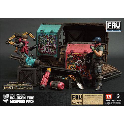 ToyShnip Acid Rain AV-AP04 Halogen Fire Weapon Set 1/18 Scale Action Figure