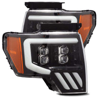 AlphaRex 09-14 Ford F150 NOVA-Series LED Projector Headlights Jet Black OffRoadUSA.com