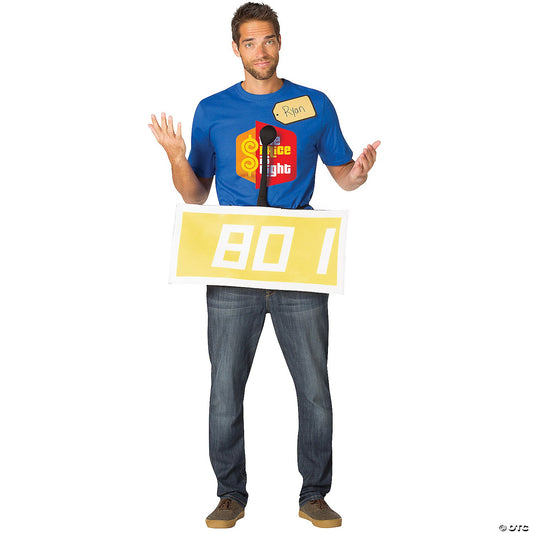 Adult The Price Is Right Row Yellow Costume