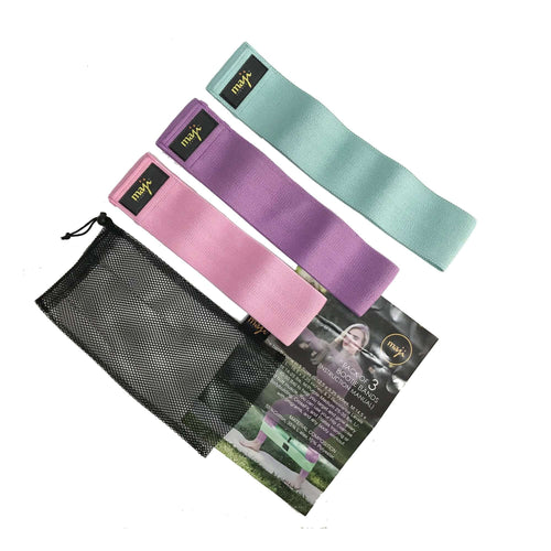 Pack of Three Booty Bands - 3 Sizes 3 Weights Jupiter Gear