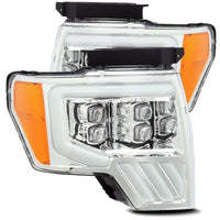 AlphaRex 09-14 Ford F150 NOVA-Series LED Projector Headlights Chrome OffRoadUSA.com