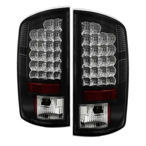 Spyder Dodge Ram 07-08 1500/Ram 07-09 2500/3500 LED Tail Lights Black ALT-YD-DRAM06-LED-BK OffRoadUSA.com