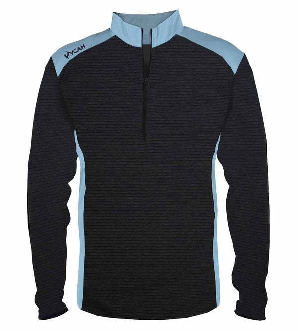 Aerial Pullover - Black/ Columbia Blue Vycah
