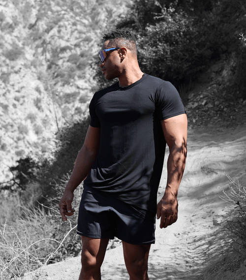 Bamboo Aerotech T-Shirt - Black Bamtech