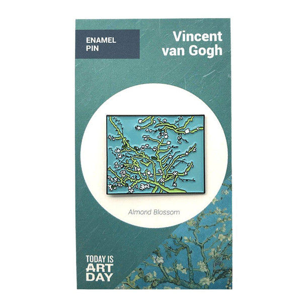 Almond Blossom by van Gogh Enamel Pin - Today is Art Day ToyShnip