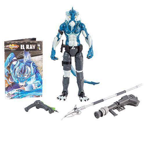 ToyShnip Alter Nation - El Ray - 6 Inch Action Figure (With Free Comic Book)