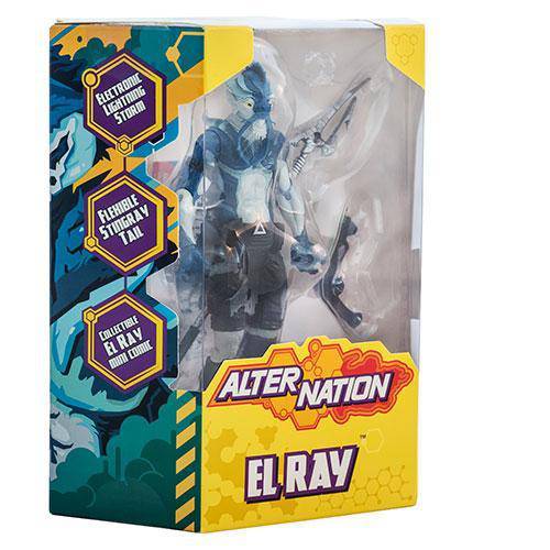 Alter Nation - El Ray - 6 Inch Action Figure (With Free Comic Book) ToyShnip