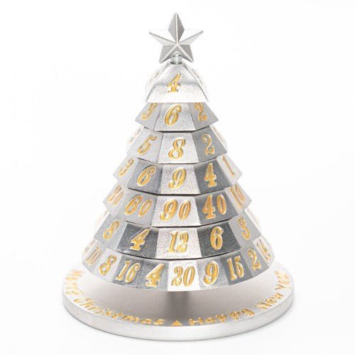 ToyShnip Aluminum Christmas Tree 7 Dice Set - Choose a color