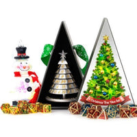 ToyShnip Aluminum Christmas Tree 7 Dice Set - Choose a color