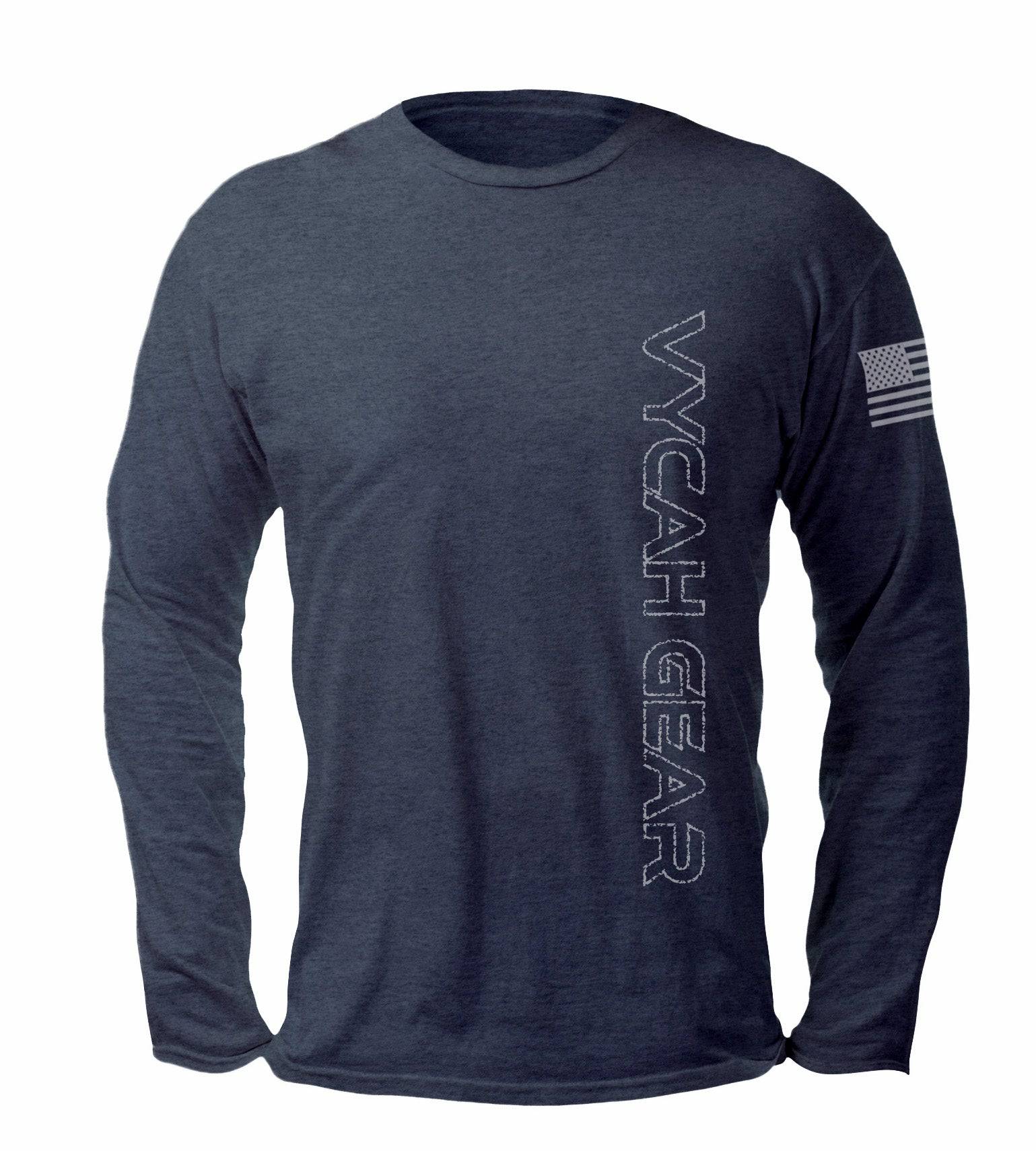 Vycah Freedom Tee - Heather Navy Vycah