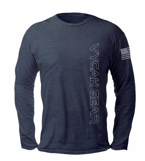 Vycah Freedom Tee - Heather Navy Vycah