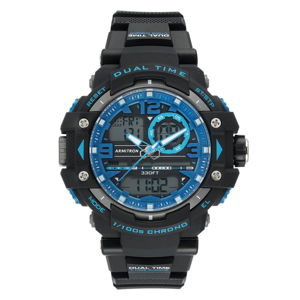 Armitron Men's Casual Blue Analog-Digital Sport Watch EasyOptionXY LLC