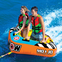 WOW Sports Mojo 1-2 Person Towable Water Tube For Pool and Lake (16-1060) Jupiter Gear