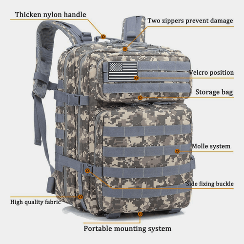 Tactical 45L Molle Rucksack Backpack Jupiter Gear